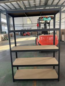 קיבולת 265 ק "ג/שכבה מתכווננת כבדה מחסן אחסון מדפים לערימה מדפים & מדפים המוסך - Product Image 2