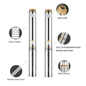 Bomba <span class=keywords><strong>solar</strong></span> de agua sumergible, sistema de bombeo <span class=keywords><strong>solar</strong></span> de 24v, 300w, <span class=keywords><strong>500w</strong></span>, 750w, 1000w, 1500w y 2200w - Product Image 5