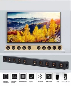 D90 Meilleure barre de son pour téléviseur, enceinte de fête, son puissant, enceinte Bluetooth en bois, enceinte tour, système de cinéma maison - Product Image 3