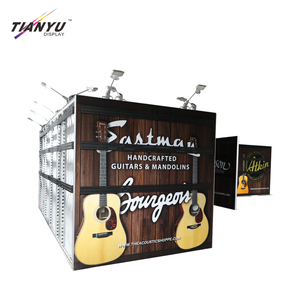 Dụng cụ âm nhạc Modular Booth Khung hệ thống có thể tháo rời công bằng Guitar đứng tùy chỉnh thương mại hiển thị Booth hiển thị - Product Image 4