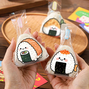 <span class=keywords><strong>Sacchetti</strong></span> per Onigiri in Stile Giapponese, Confezione da 100 Pezzi, <span class=keywords><strong>Sacchetti</strong></span> in <span class=keywords><strong>Plastica</strong></span> per Alimenti Adatti al Microonde - Product Image 4