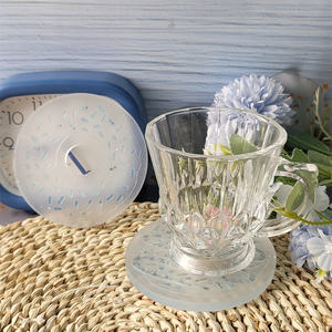 Moldes de fundición de resina hechos a mano para DIY estilo Ins adornos decorativos molde de posavasos de silicona X0324 herramientas para pasteles - Product Image 5