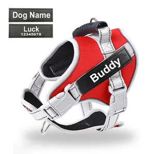 Free sample Large Dog Breathable Soft Padded Easy-to-Control No-Choke Customized Nylon Vest Manufacturer - Product Image 1