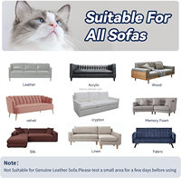Tissu de canapé anti-griffures pour chat, Spray anti-griffures pour chat, Ruban adhésif anti-griffures pour chat à une face, Feuilles anti-griffures pour animaux de compagnie