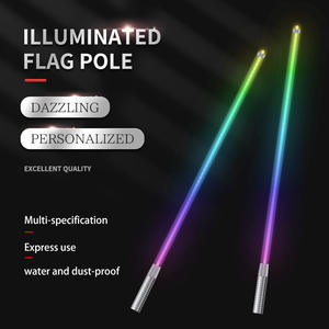 Lampe à drapeau RGB multi-spécifications 12V avec commande vocale et fonction minuterie, étanche IP65, contrôle par télécommande et application - Product Image 1