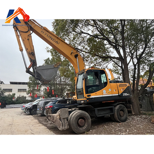 Excavatrices sur pneus Hyundai 210w-9 d'occasion de Corée de haute qualité - Product Image 5