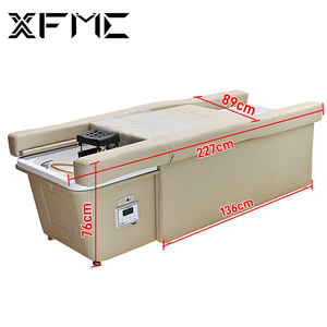 Cama Eléctrica Tailandesa para Hidroterapia <span class=keywords><strong>y</strong></span> Masajes, de Alta Calidad, con Spa para Cabeza <span class=keywords><strong>y</strong></span> Baño de Pies, Respaldo Elevable <span class=keywords><strong>y</strong></span> Terapia Acuática - Product Image 5