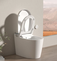 Toilette intelligente automatique avec siège chauffant, montage au sol, chasse d'eau par siphon