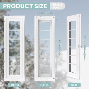 Fenêtre coulissante moderne en aluminium antivol avec double vitrage <span class=keywords><strong>fixe</strong></span> et grilles en verre trempé pour maison et garage - Product Image 2