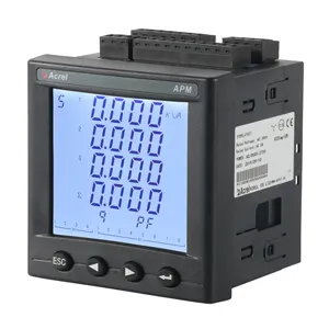 Acrol APM800 멀티 미터 패널 3 상 Comunicaciones RS-485 tcp 정확도 0.5s