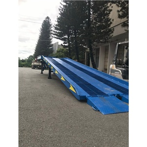Precio de Fábrica, Rampa Hidráulica Portátil para Camiones VIET THANH VRAMP-10T-G Azul Oscuro, Diseño Antideslizante, Nueva Fábrica de Producción - Product Image 4