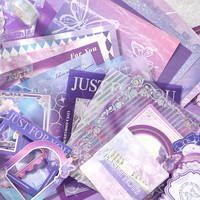 Simno Dreamy Butterfly Themed DIY Scrapbook Gift 162pcs Aesthetic Bullet Junk Journal Kit con Cuaderno A6 con Cuadrícula