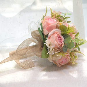 2026 Modern Wedding Bouquets Crystal Roses Bridal Bridesmaid Hand Holding Silk <b>Artificial</b> <b>Flowers</b> Toss Bouquet - Product Image 5