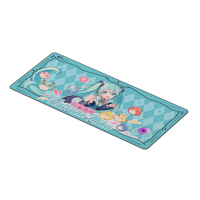 Tapis de souris de jeu en tissu imperméable AKKO Hatsune Miku, grand format 900x400mm, pour clavier de joueur et bureau d'ordinateur