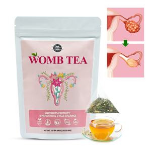 Té para el Equilibrio Hormonal Chinaherbs, Productos Veganos Naturales, Apoya la Salud de la Fertilidad, Té de Jengibre y Hierbabuena para Calentar el Útero - Product Image 2