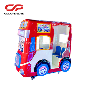 Münzbetriebener Schaukelbus mit Cartoon-Motiv, Musikspielautomat, Indoor-Spielgerät für Kinder - Product Image 6