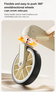 <span class=keywords><strong>Poussette</strong></span> pour animaux de compagnie en alliage d'aluminium OEM/ODM, légère, pliable en un clic, détachable, à 4 roues, avec fermeture éclair, pour chats et chiens - Product Image 6