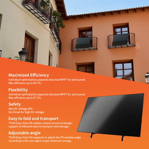Kit complet de système solaire de balcon Allemagne PV Storage Balkonkraftwerk 600W 800W avec panneaux et onduleur TSOL-ESK800-BA - Product Image 4