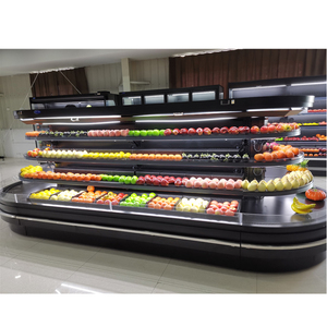 1.5m cao đảo tủ lạnh hiển thị trường hợp làm mát bằng không khí siêu thị Máy làm lạnh Tủ đông - Product Image 2