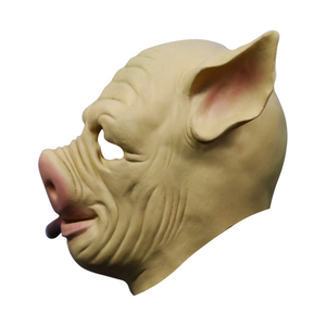 Máscaras de Látex de Alta Calidad con Cabeza de Cerdo, Máscara de Cigarro, Juego del Rey, Halloween, Terroríficas, Divertidas, Cosplay, Juguetes, Accesorios, Carnaval, Rave - Product Image 4
