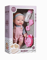 Jouet de poupée en vinyle simulé Sweet Baby 12 pouces avec accessoires amusants pour enfants