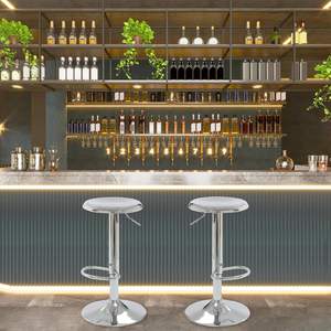 ALINUNU personalizado moderno <span class=keywords><strong>de</strong></span> lujo <span class=keywords><strong>de</strong></span> acero inoxidable manicura Club hogar Comedor Cocina café restaurante salón bar silla - Product Image 4