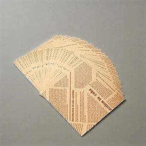 Papel para Envolver Hamburguesas de Grado Alimenticio, Diseño Moderno, Papel para Hornear para Restaurantes de Comida Rápida, Hecho con Pulpa con Recubrimiento de PE - Product Image 2