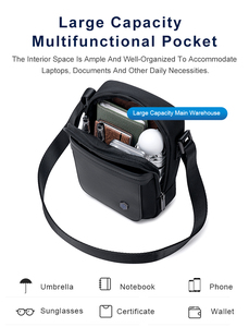 ARCTIC HUNTER Neu Eingetroffene Messenger Herren Umhängetasche Schulter-Crossbody-Tasche Polyester Umhängetasche für Geschäftsleute Bolsas De Hombro - Product Image 5