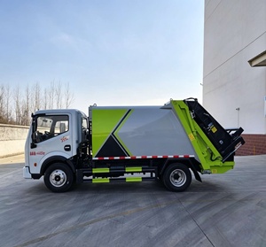 รถเก็บขยะอัดแบบใหม่ของ Dongfeng ราคาประหยัดสำหรับขาย - Product Image 1
