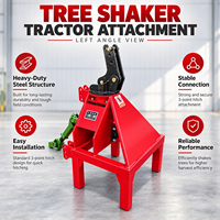 Secoueur d'arbres fruitiers compact pour la récolte de noix, de pecans et de jujubes, machine à récolter les noix à prise de force de tracteur