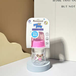 Bouteille de lait pour bébé nouveau-né sans BPA, 60 ml, à large ouverture, en silicone, anti-fuite, avec motif de <span class=keywords><strong>dessin</strong></span> <span class=keywords><strong>animé</strong></span> - Product Image 6