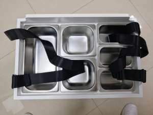 Bandejas de Madera con Correa, Bandeja Gastronorm, Bandeja para Servir en Noches de Cine, Porta Palomitas de Maíz - Product Image 3