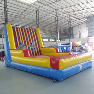 Hot Sale Game Inflatable Climbing Wall Sticky Wall With 2 Stick Suits Inflatable Sticky Wall for Rental Business