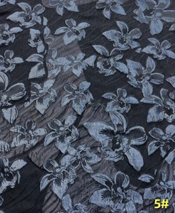 160gsm Brocade Woven Fabric French <strong>Tulle</strong> Jacquard Fabric for Party Dress Sewing - Product Image 5