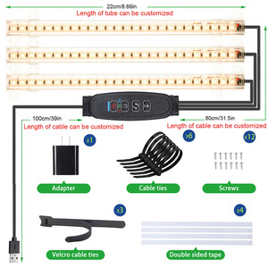 40 Wát tấm hoa đứng sử dụng USB quang phổ đầy đủ hoàn chỉnh Led nhà máy màu đỏ làm vườn fohse phát triển đèn ánh sáng cho phong lan - Product Image 6