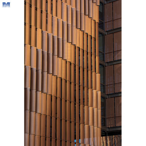 Nouveau style de décoration murale extérieure, stores verticaux, protection contre les intempéries, lames de fenêtre en métal, persiennes en aluminium - Product Image 6
