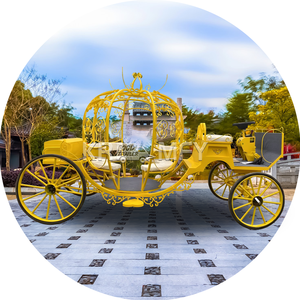 Mariage personnalisé de luxe Citrouille Véhicule commercial électrique de calèche pour Cendrillon Tourisme Transport spécial - Product Image 5