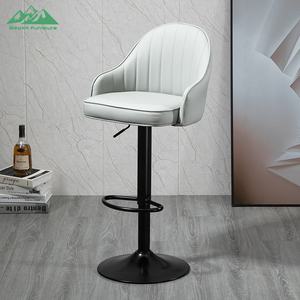 <span class=keywords><strong>Tabouret</strong></span> <span class=keywords><strong>de</strong></span> <span class=keywords><strong>bar</strong></span> extérieur moderne Wayon avec cadre en <span class=keywords><strong>bois</strong></span> <span class=keywords><strong>et</strong></span> repose-pieds en <span class=keywords><strong>acier</strong></span> inoxydable pour jardin <span class=keywords><strong>et</strong></span> terrasse - Product Image 5