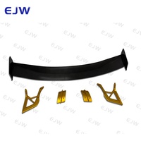 Aileron arrière double pont en fibre de carbone véritable pour Ford Mustang 2024, style Shelby modifié