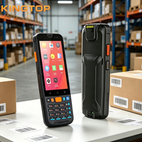 Terminal portable certifié usine 4G PDA avec lecteur de codes-barres et clavier, 5000 mAh, NFC, 64 Go ROM, Android 14 pour l'inventaire