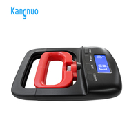 Dynamomètre numérique portable pour usage domestique, 180 kg, entraîneur de force de préhension familial avec mémoire pour 19 utilisateurs, écran LCD rétroéclairé bleu pour la santé quotidienne