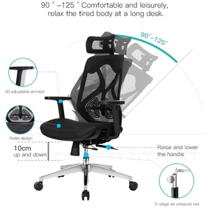 Wholesale Luxury Mesh Back <b>Office</b> Swivel <b>Chair</b> Modern Comfortable Executive Ergonomic <b>Office</b> <b>Chair</b> - Product Image 4