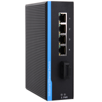 4 + 1 5 ports 9V 12V 24V 48V Din Rail Mini Outdoor Ethernet Gigabit Industrial Ethernet Network Switch