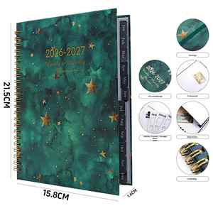 2026-2027 Mid-Line Coil <b>Notebook</b> <b>A5</b> English Weekly Planner Customizable for Schedule Gift in Stock - Product Image 2