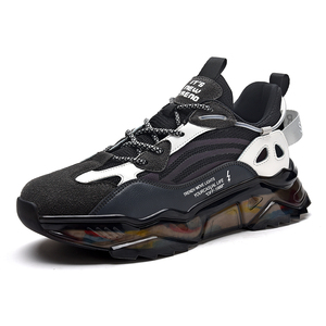 <span class=keywords><strong>2021</strong></span> chaussures de sport pour hommes confortables TPU Gym entraînement volley-ball et <span class=keywords><strong>basket</strong></span>-ball blanc et noir Campus respirant avec doublure en maille - Product Image 3
