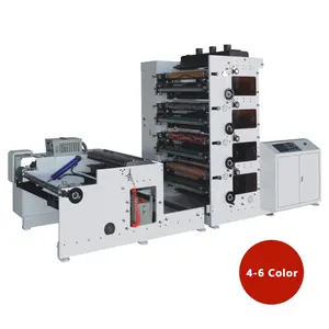 Cốc Giấy quạt máy in 6 màu flexo tấm làm máy in flexo máy in flexo