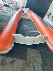 <span class=keywords><strong>WOLIN</strong></span> RIB-500 Certifié CE, Bateau Pneumatique de Pêche Durable en Hypalon PVC avec Plancher en Aluminium, Capacité 10-12 Personnes, Idéal pour la Navigation - Product Image 2