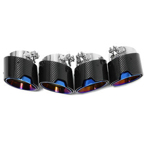 SYPES pipa knalpot mobil serat karbon, kiat knalpot mobil untuk BMW X3m X4m X5m X6m F95 F96 F97 F98 - Product Image 1