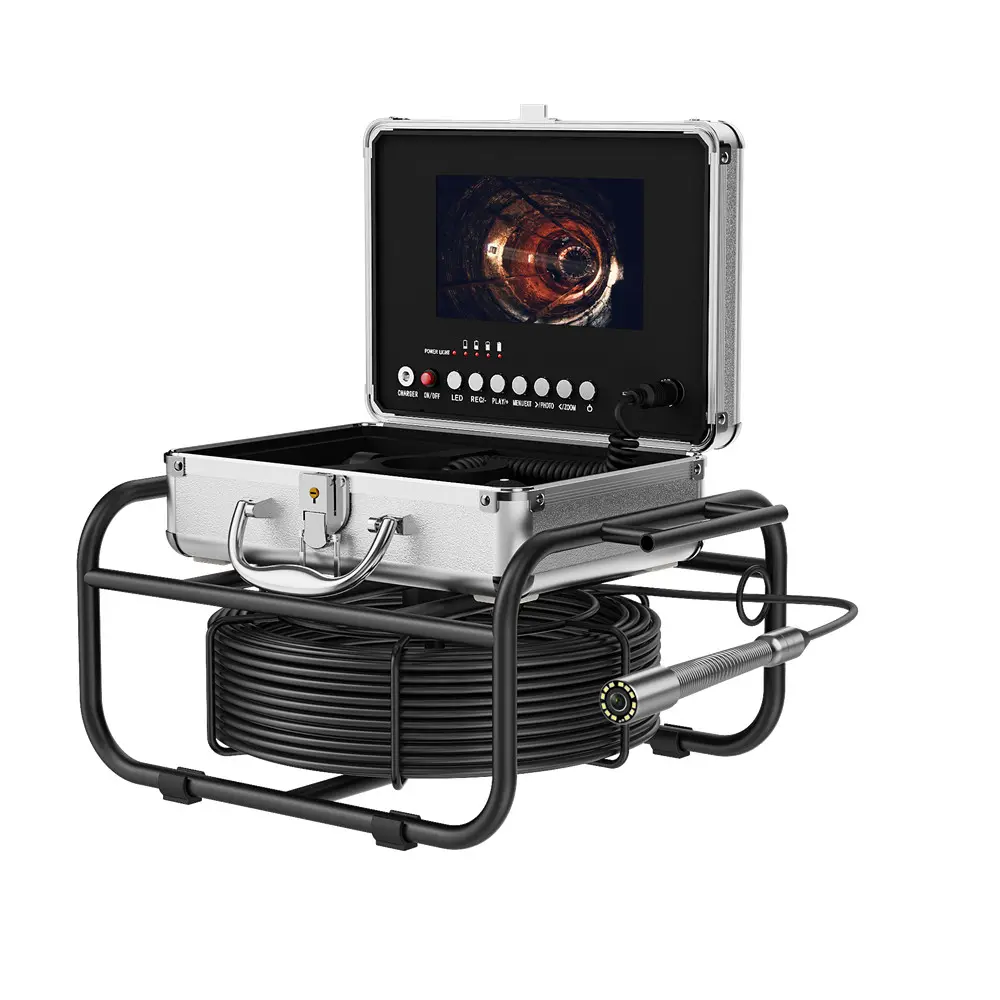 DVRビデオ7 "スクリーン付きHD1080Pカメラ20M-50M IP68排水内視鏡下水道管検査工場卸売新製品