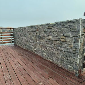 Pierre naturelle de culture de style campagnard nordique de maille de ciment de quartzite pour la façade externe de revêtement - Product Image 4